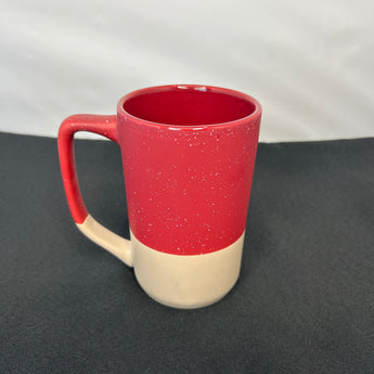 Paw Print 16oz Red to Tan Boulder Mug