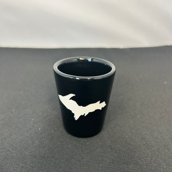 Michigan Upper Peninsula Shot Glass (Dark Blue or Black)