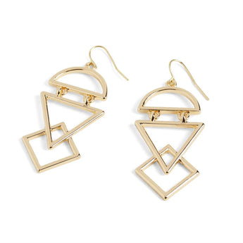 Layered Geometric Earrings