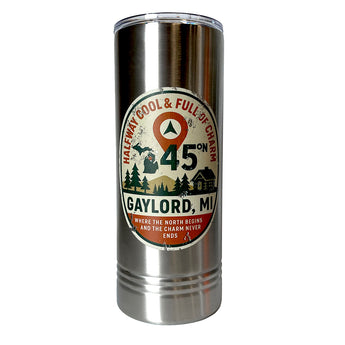 Halfway Cool & Full of Charm 22oz Tumbler – Gaylord, MI