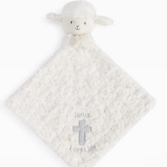 Lamb Rattle Blanket