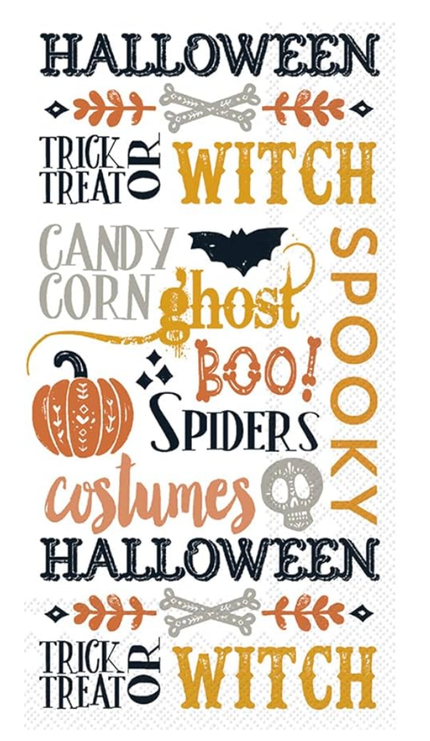 Halloween Words Napkins