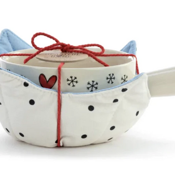 Snowflake Crock & Bowl Cozy