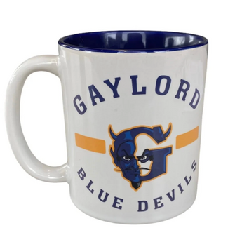 Gaylord Blue Devils 11 oz Coffee Cup with Blue Inside