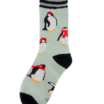 Penguin Holiday Socks