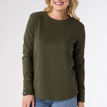 Alexis Super Soft Top with Snap Cuff