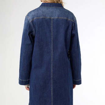 Bambu Soft Button Front Long Shacket