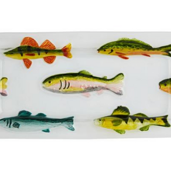 Glass Fish Platter