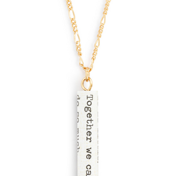 Do so Much Quote Necklace