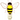 Stained Glass Bee Nightlight