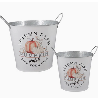 Autumn Farm Handle Bucket