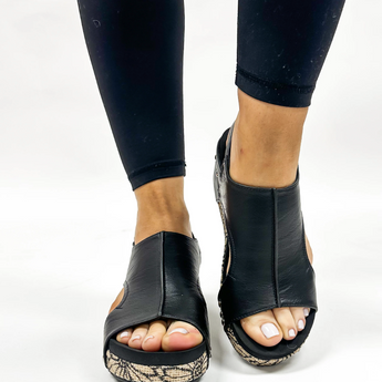 Volta ll - Black Combo Sandals