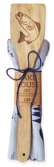Lake House Dishtowel + Spatula Gift Set Mixed Pack