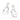 Silver Pearl Waves Earrings