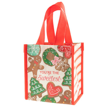 Gingerbread Holiday Recycled Small Gift Bags