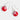 Whispers Ornament Dangle Earrings - Red