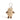 Warmies® Peanut Key Ring