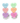 Alligator Hair Clip Pairs - Ruffled Feather