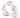 Assorted White Pumpkins - Ruffled Feather