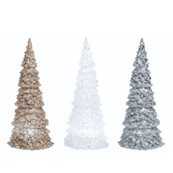 Asst. Large Acrylic Light Up Christmas Tree - Ruffled Feather