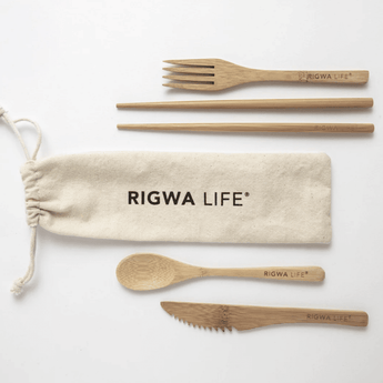 Bamboo Cutlery - Ruffled Feather