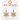 Whispers Shimmering Snowflake Earrings - Gold