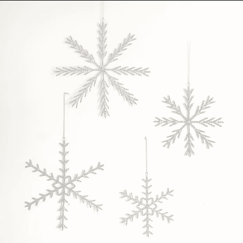 Beaded Snowflakes - Ruffled Feather