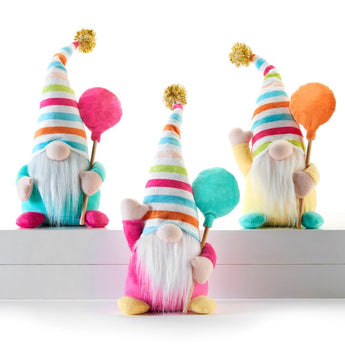 Birthday Balloon Gnome - Ruffled Feather