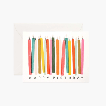 Birthday Candle Card - Ruffled Feather