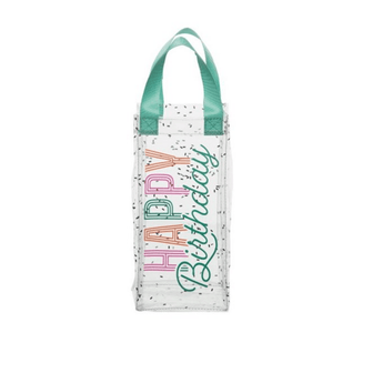 Birthday Sparkle Clear Wine Bag - Ruffled Feather