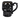 Black Ceramic Skull Mug - Ruffled Feather