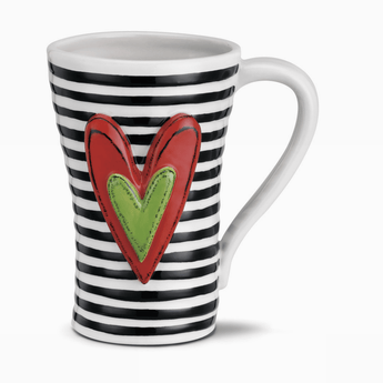 Black Stripes Mug - Ruffled Feather