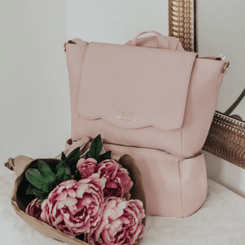 Blush Diaper Bag - Hollis - Ruffled Feather