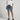 Cecilia Bermuda Mid Rise Desert Blue 11" Inseam Short - Ruffled Feather