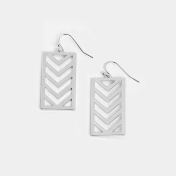 Chevron Drop Earring