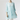 CLEARANCE - Aimee - Crochet Panel Ruffle Tunic - Auqa - Ruffled Feather