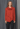 Clearance - Alden Top- Cayenne - Ruffled Feather