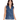CLEARANCE Angeline Navy Tank - Ruffled Feather