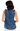 CLEARANCE Angeline Navy Tank - Ruffled Feather