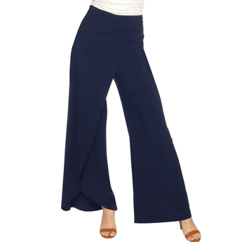 CLEARANCE Asymmetrical Drape Pant - Ruffled Feather