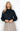 CLEARANCE - Black Marica Knitted Top - Ruffled Feather