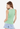 CLEARANCE Cleo Apple Green Ribbed Tank - Ruffled Feather