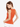 CLEARANCE Cleo Watermelon Orange Ribbed Tank - Ruffled Feather