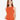 CLEARANCE Cleo Watermelon Orange Ribbed Tank - Ruffled Feather