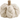 CLEARANCE Cream Chunky Pumpkin Sitter - Ruffled Feather