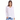 CLEARANCE Dempsey Long Sleeve V-Neck Tee - White - Ruffled Feather