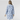 CLEARANCE - Dominique - Blue and White Printed Shirt Dress - Ruffled Feather