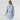 CLEARANCE - Dominique - Blue and White Printed Shirt Dress - Ruffled Feather