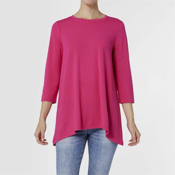 CLEARANCE Essential Tunic - Raspberry - Ruffled Feather