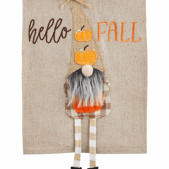 CLEARANCE Gnome Hello Fall Towel - Ruffled Feather